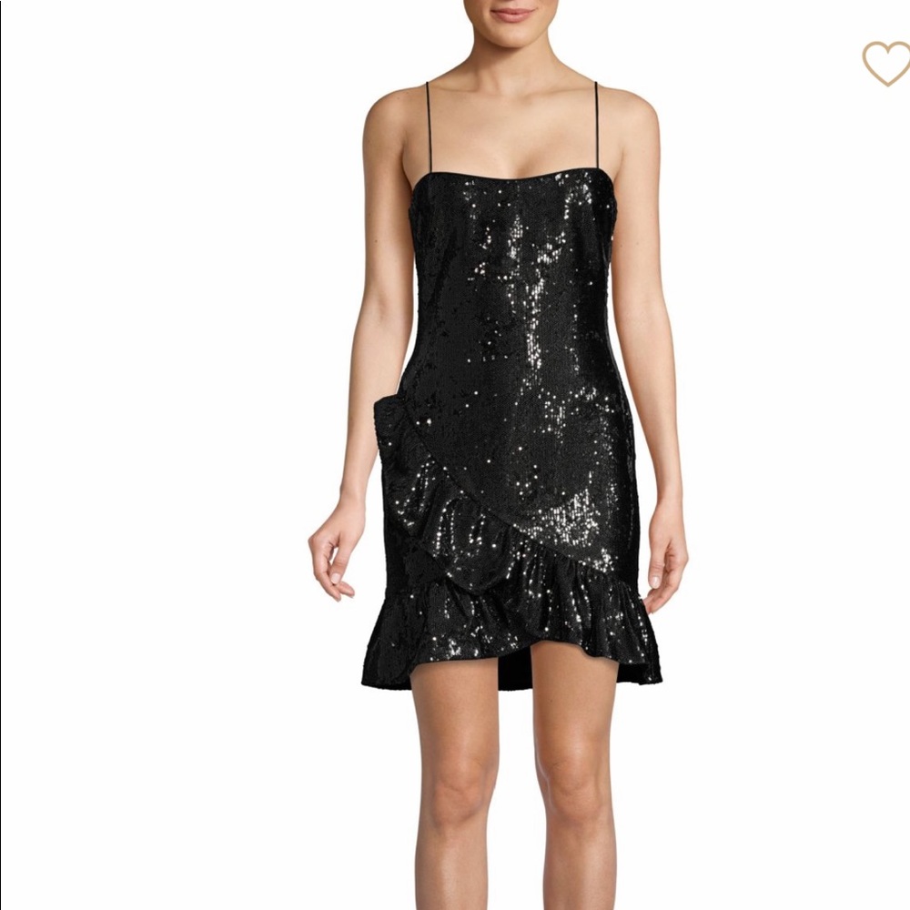 Likely black sequin dress size 2